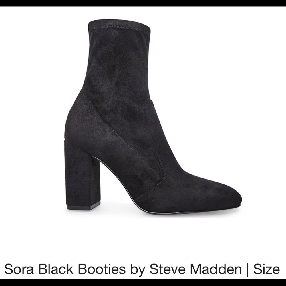Sora Grey Booties by Steve Madden
